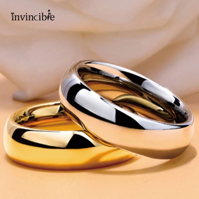 Minimalism Various Metal Colors stainless steel Circular Ring/ High quality smooth surface Lover Ring