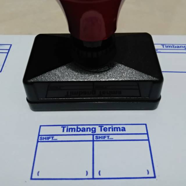 

Stempel flash Otomatis TIMBANG TERIMA