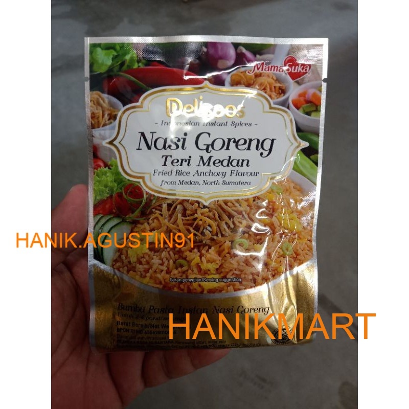 

Mama Suka MamaSuka - Bumbu Pasta Nasi Goreng Teri Medan 50 gr HM91