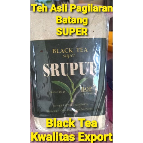 

Teh hitam Black Tea Sruput asli Pagilaran | Teh kualitas ekspor