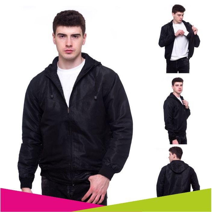JAKET PRIA JAKET TASLAN HODIE PRIA JAKET PRIA ANTI AIR JAKET MOTOR COWOK WATERPROOF SS190