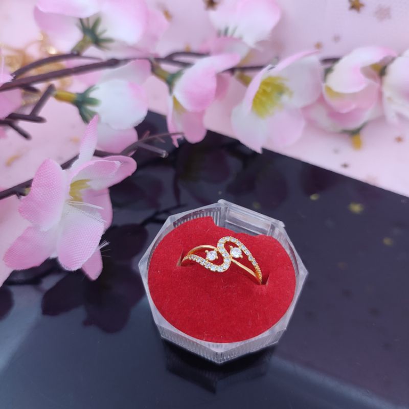 Cincin Permata xuping model korea terbaru
