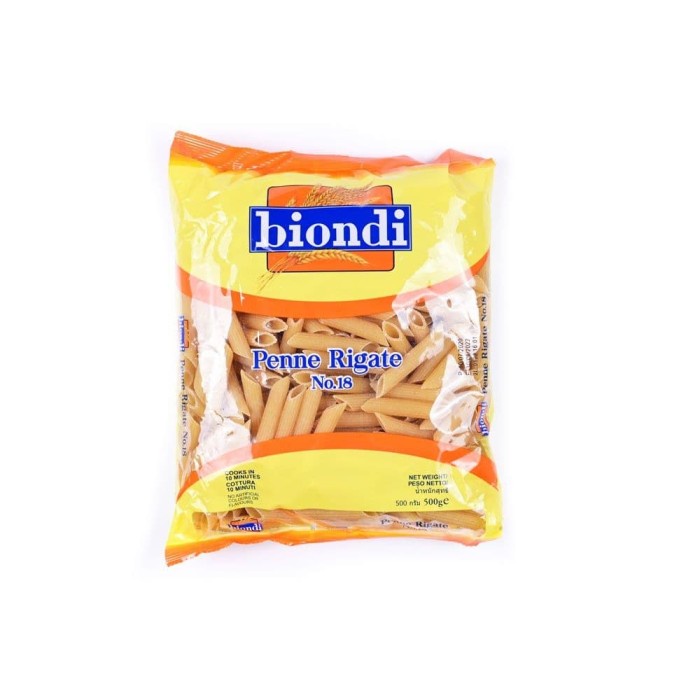 

s574gfd Biondi Penne Rigate No.18 500G Ff064151E