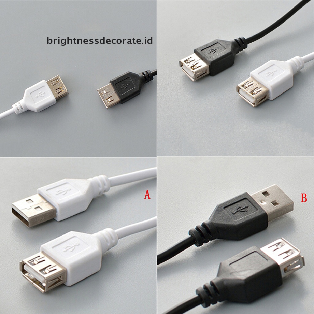 (Birth) Kabel Extension Usb 2.0 Male Ke Female Panjang 1.5m Dengan Ring Magnetik