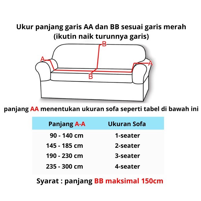 Cover Sofa Premium Motif