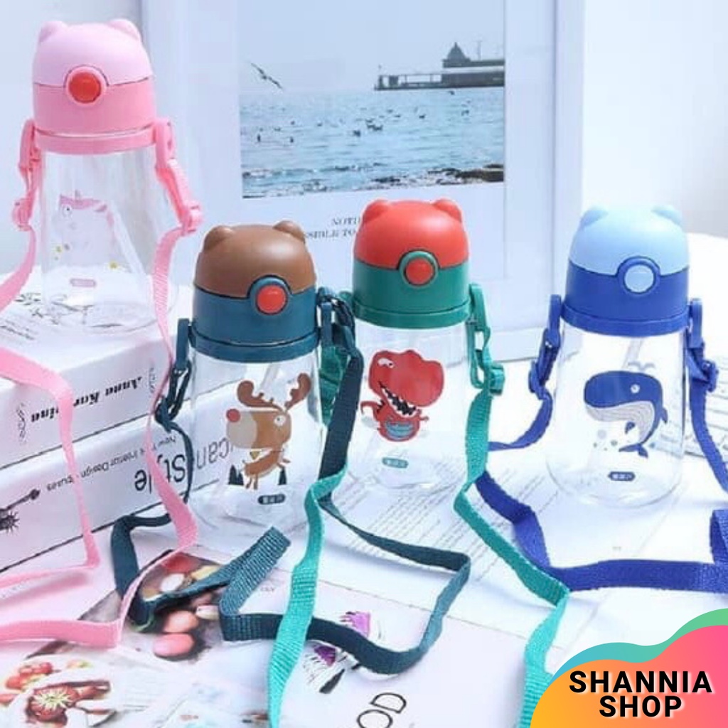 H332 [BOTOL MINUM TALI] Botol Minum Anak Lucu - Botol Minum Lucu H-332