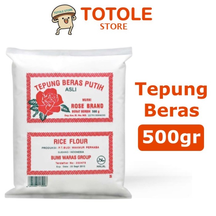 

Ketan-Beras-Tepung- Tepung Beras Rose Brand 500Gr -Tepung-Beras-Ketan.