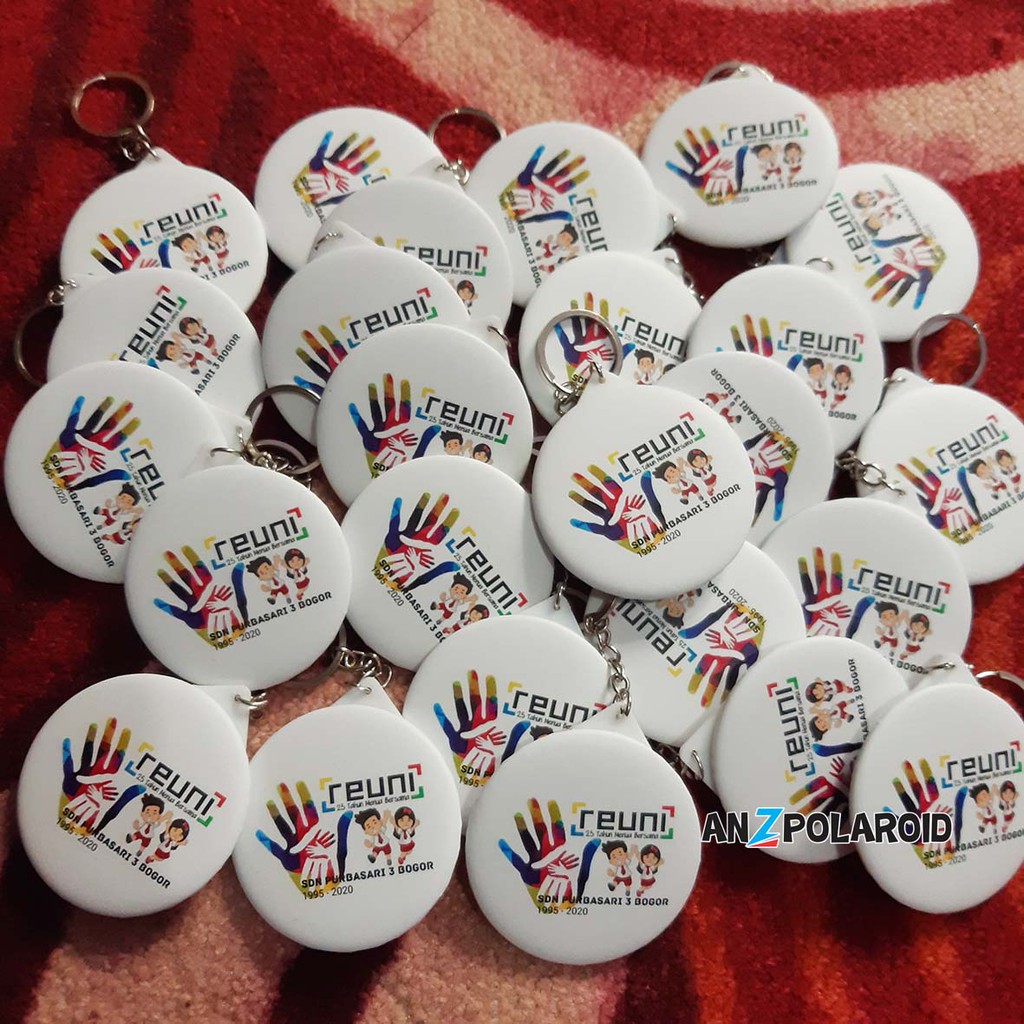 GANTUNGAN KUNCI 58mm CUSTOM SOUVENIR MURAH KADO UNIK