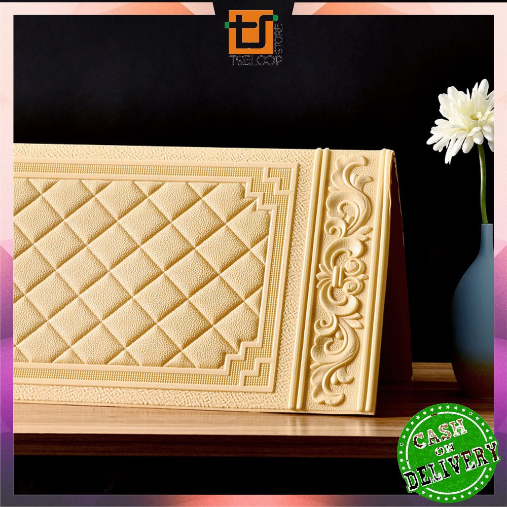OFM-C217 - C224 Wallpaper 3D Foam Motif / Wallfoam Sticker Dinding Kamar / Walpaper Dinding Bata-4
