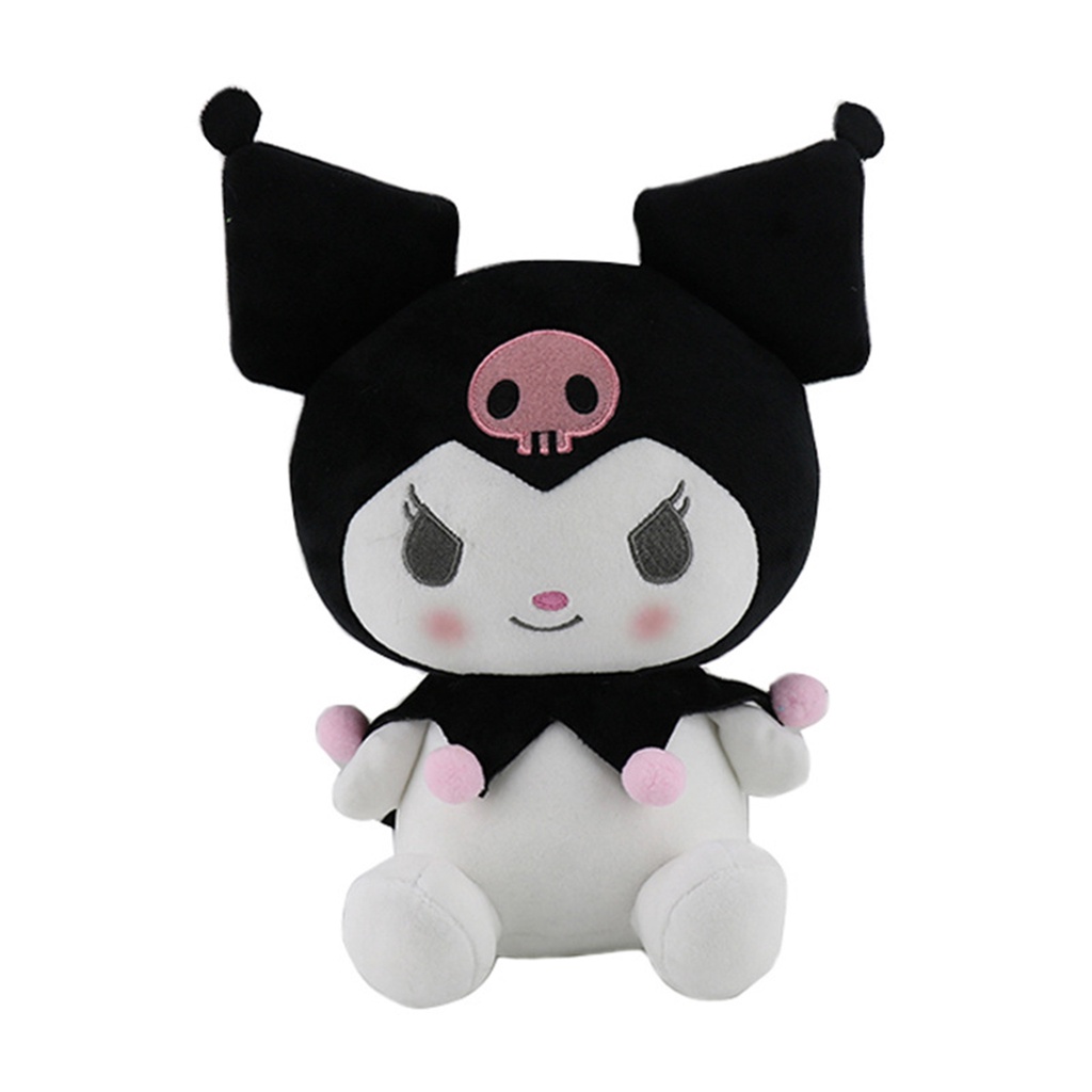 1pc Boneka Plush Kawali Lolita Melody Kuromied 25cm Untuk Hadiah Natal / Ulang Tahun