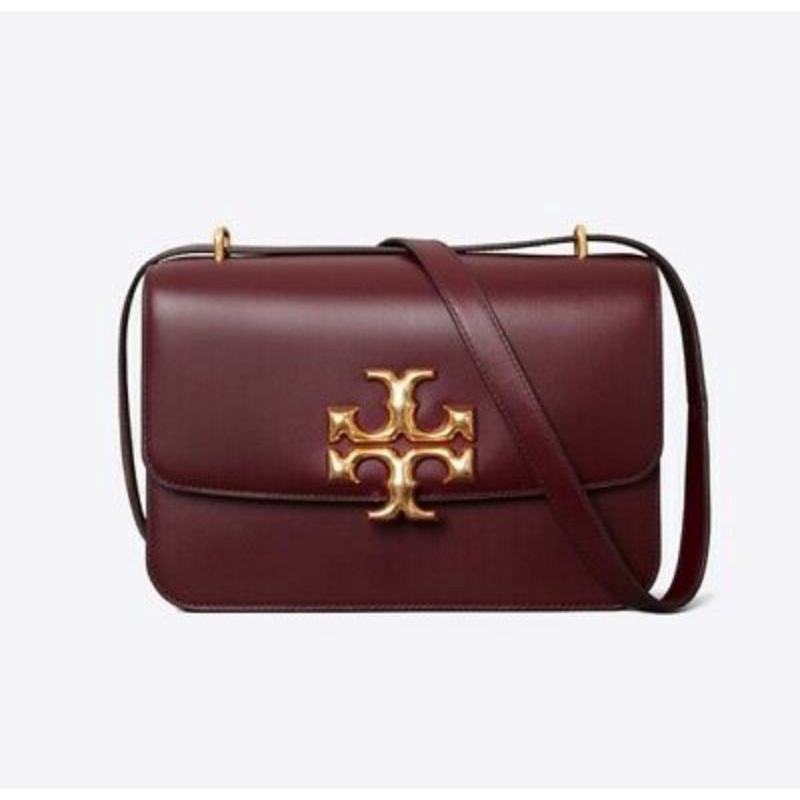 Tory Burch Eleanor Shoulder Bag 25  - Maroon