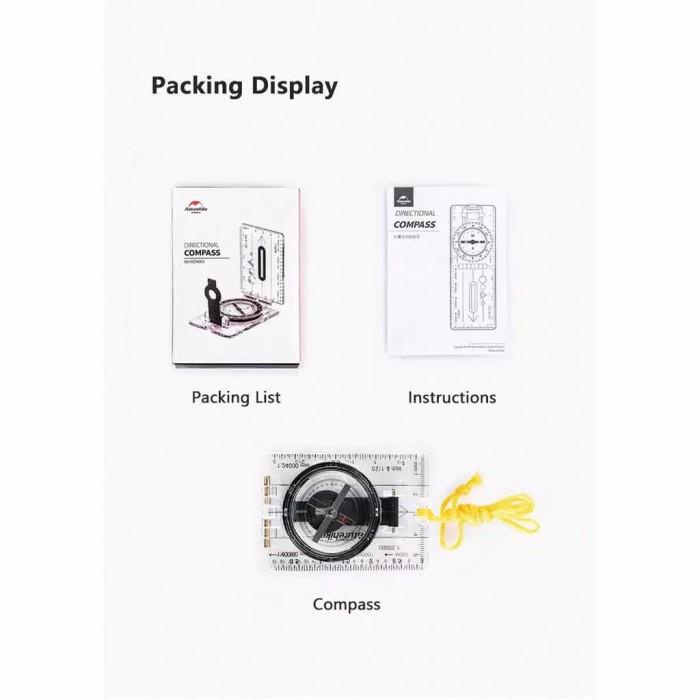 Nay Kompas | Alat Survival Kompas Bidik Compass Ultralight Naturehike Original