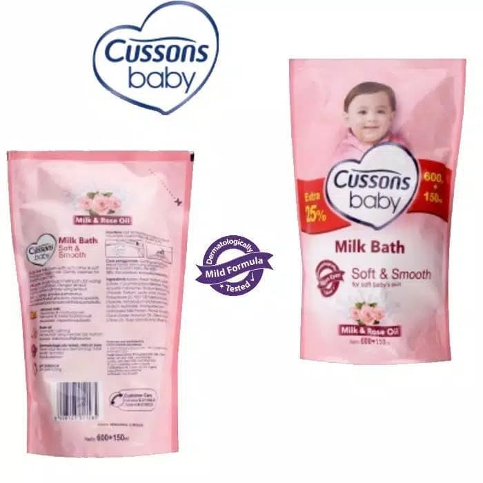 CUSSONS MILK BATH DOY SOFT&amp;SMOOTH 600ML+150ML REFFIL