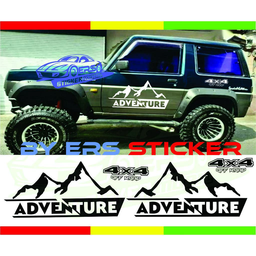 STIKER sticker CUTING STICKER MOBIL SUZUKI JIMNY JEEP VEROZA RUBICON WENGLER KATANA 4X4 BODY SAMPING