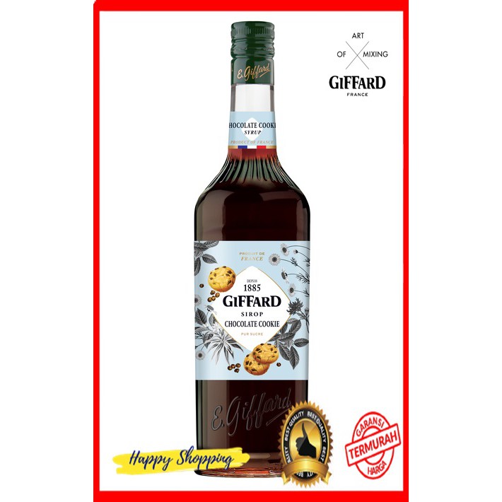 

Syrup Giffard Chocolate Cookie 1000ml Syrup Flavour