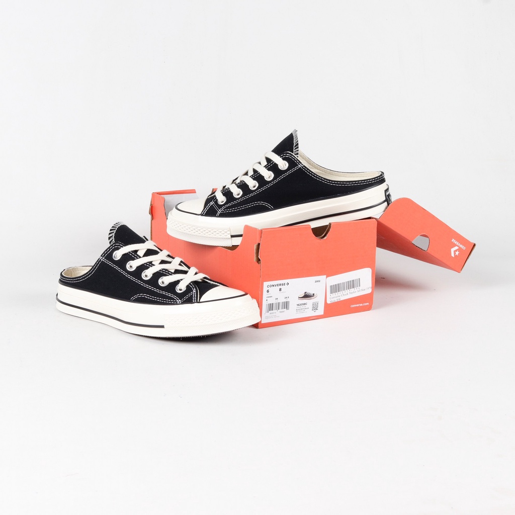 Sepatu Sandal Converse Chuck Taylor All Star 1970s Mules BW Premium Original