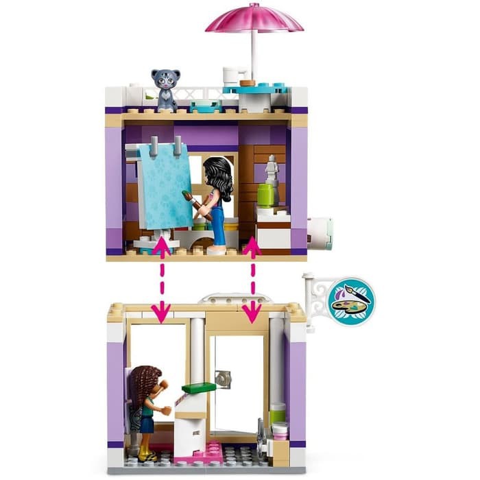 lego friends emma's art studio 41365
