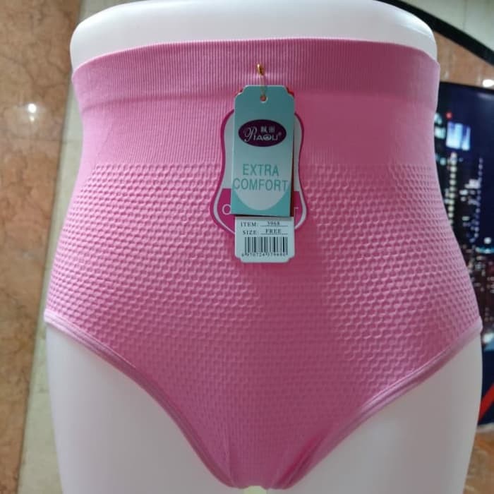 celana dalam wanita jumbo bahan rajut import model korset/ atas perut