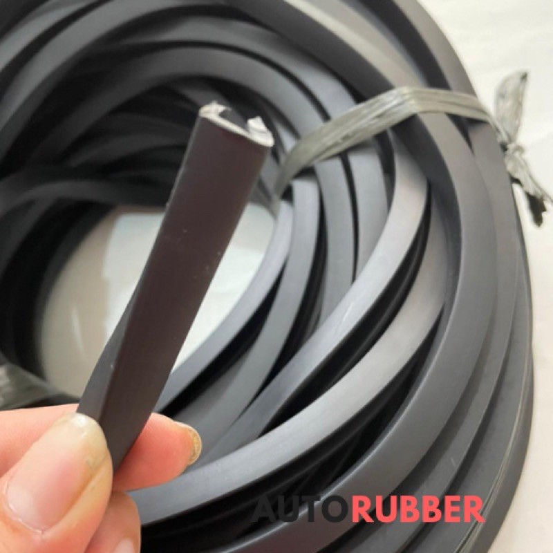 Karet U Jepit Kaca Karet List Lis Jepit Plat 8 Mm
