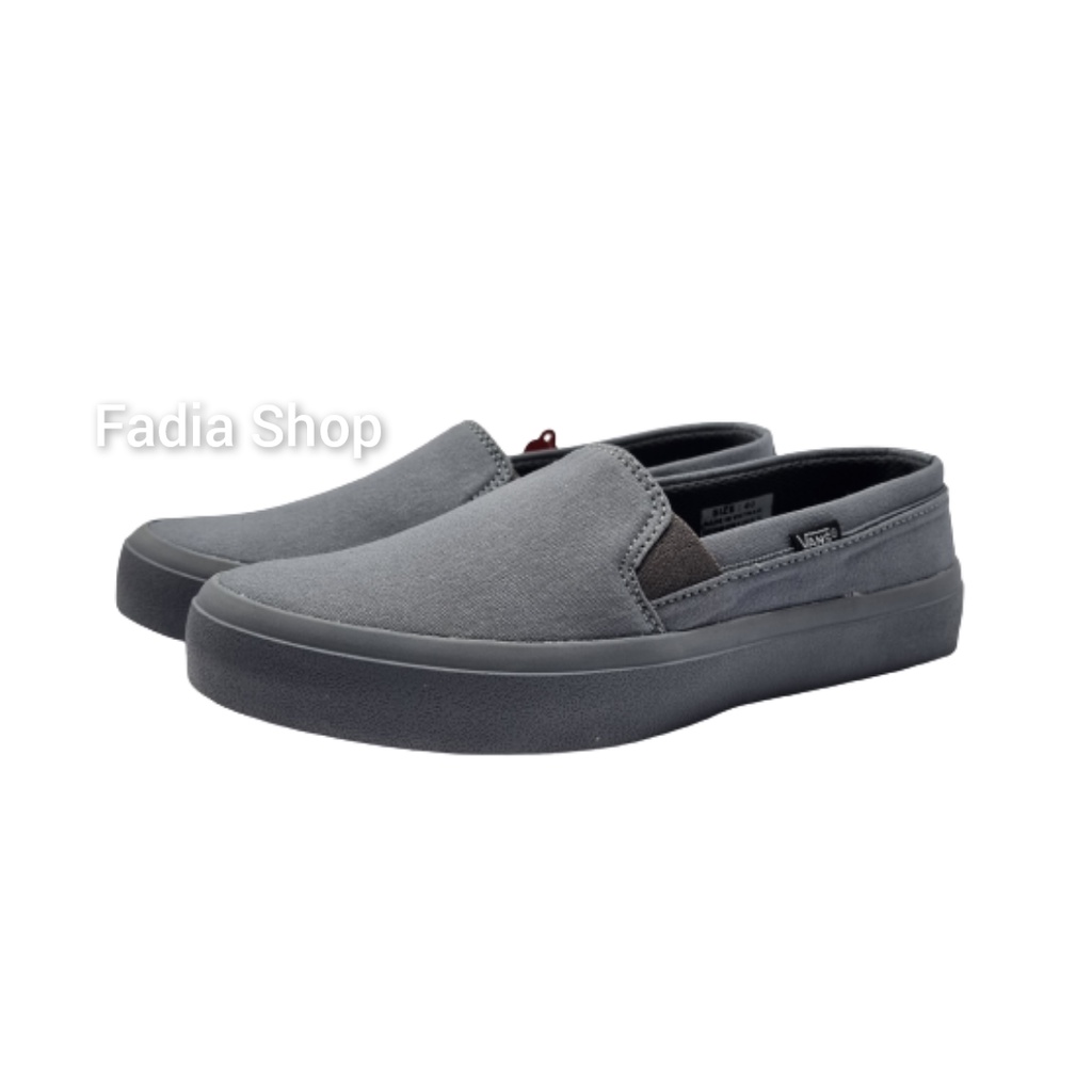 SEPATU SLIP ON PRIA DAN WANITA 017 ABU ABU.SEPATU PRIA.SEPATU WANITASEPATU KERJA.SEPATU SANTAI