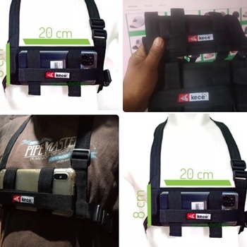 Chest Belt HP holder strap dada untuk vlog video