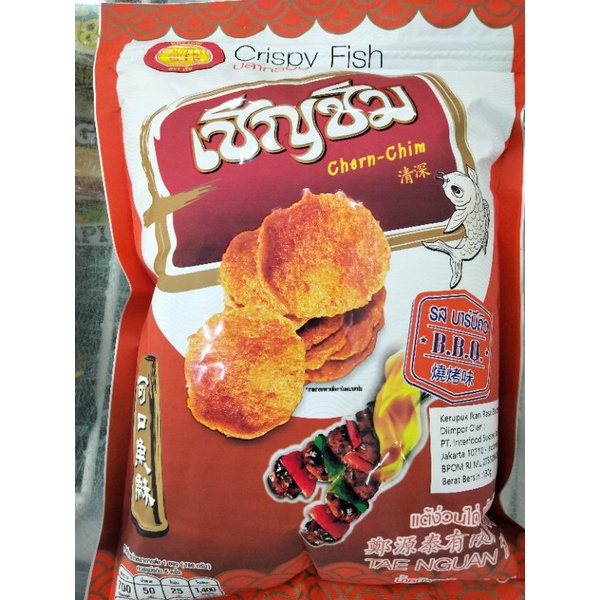 

kerupuk ikan rasa barbeque