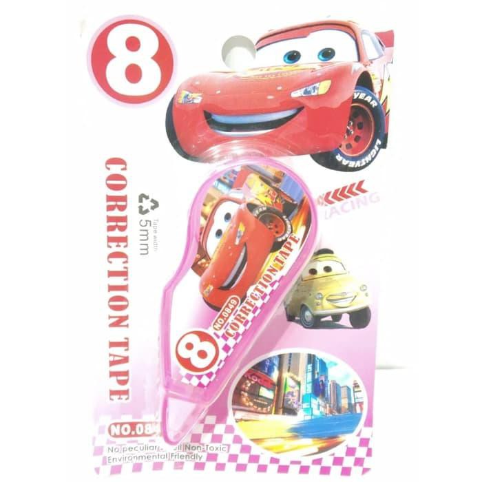

Promo Correction Tape Tipex Anak Laki-Laki Karakter Cars Warna Merah Murah