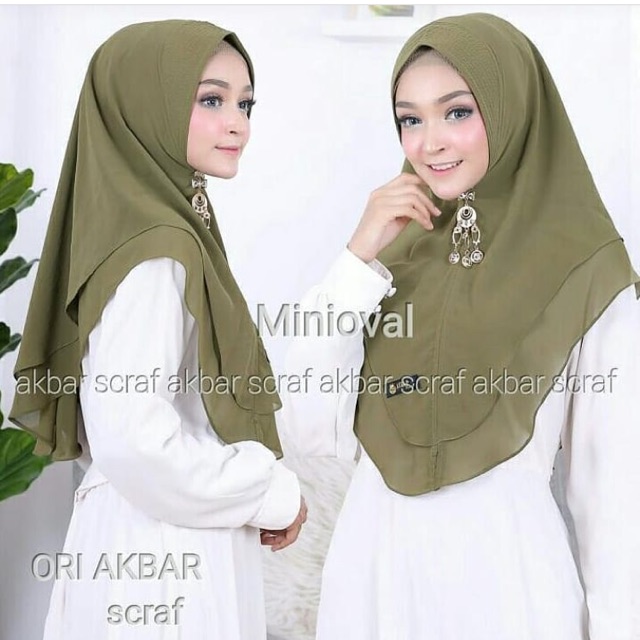 Mini Oval Akbar Sraft - Ceruty Mini 2 layer