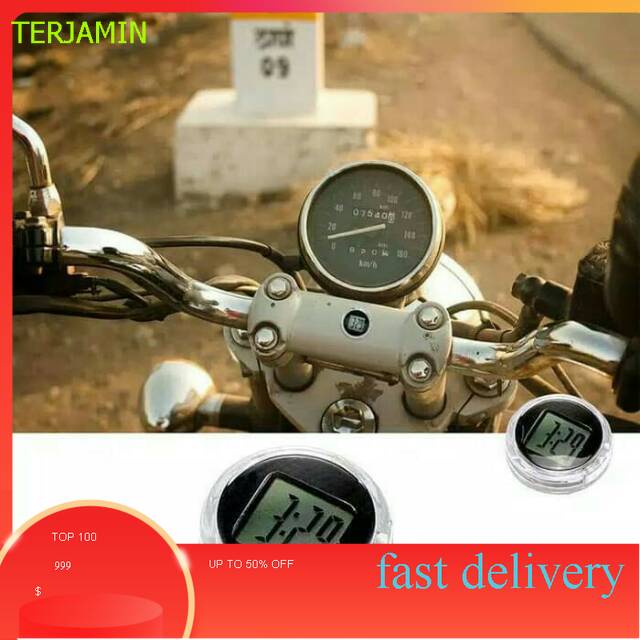 Jam Motor Jam Stang Sepeda Motor Water Proof TERJAMIN