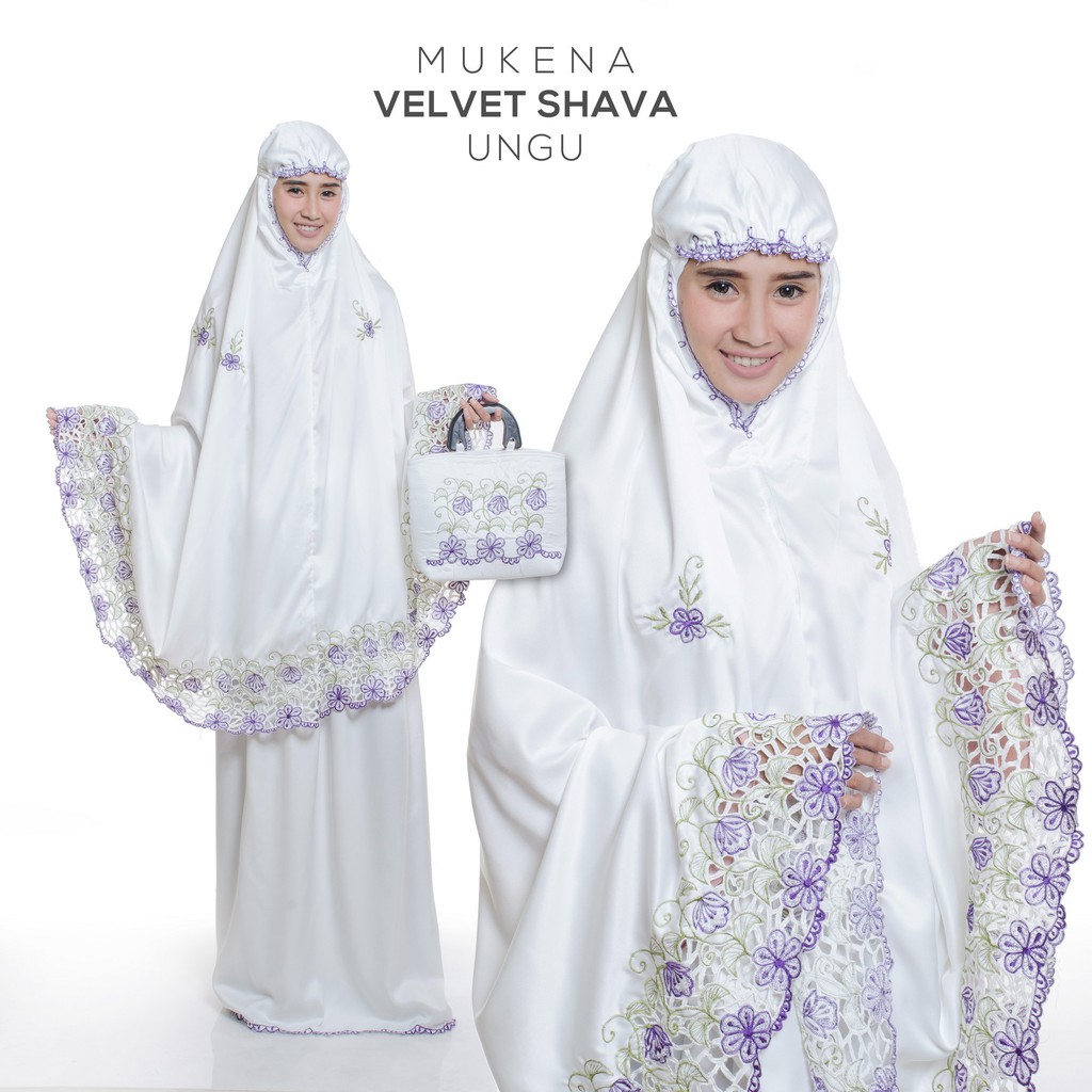 Mukena Dewasa Satin Velvet Shava