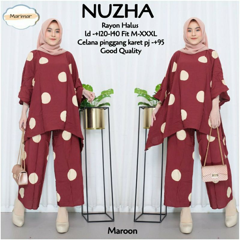 set Nuzha cp waka polkadot #2