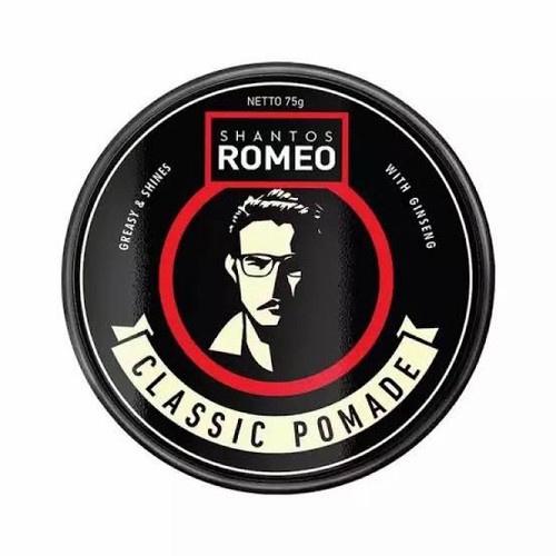 Shantos ROMEO Classic Pomade 75gr I Minyak Rambut I Oil Based