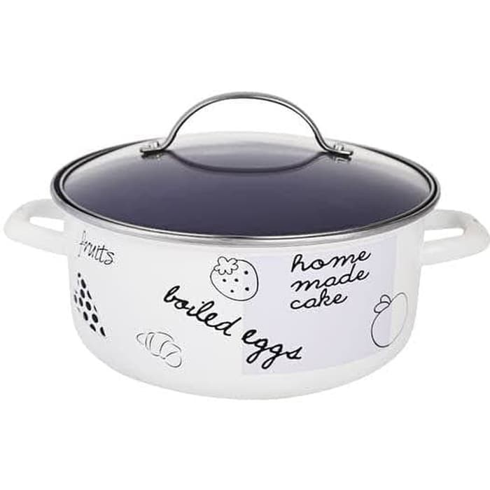 panci Dutch oven enamel 20 cm chefina family cooking / panci unik