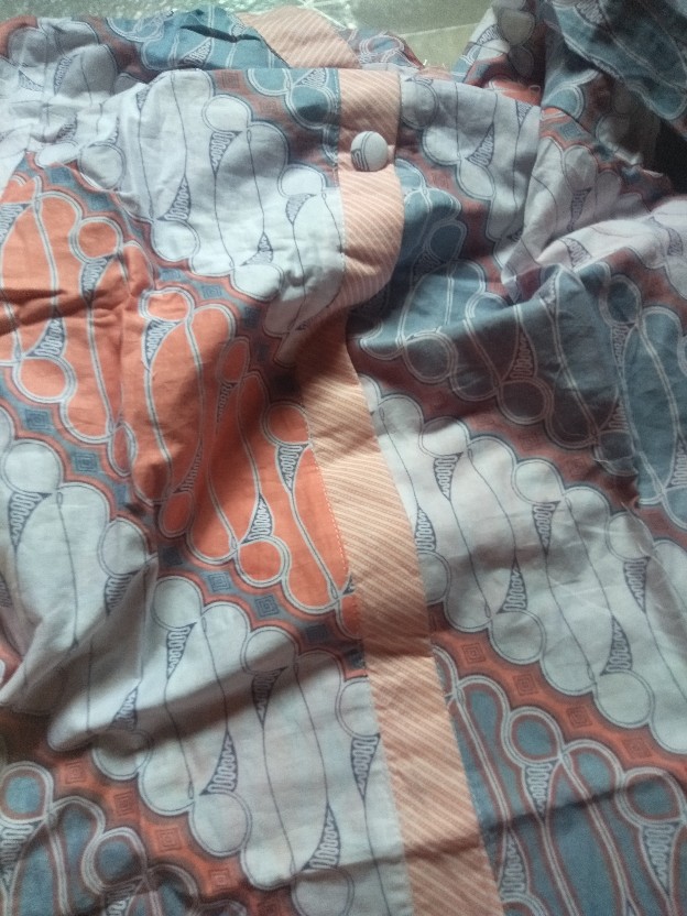 Gera Blouse Batik Parang Soft Natasha Warna Pastel Cantik Kondangan Pesta Kantoran