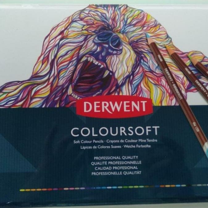 

(BISA COD) Derwent Colorsoft Coloured Pencil 36 warna TERBARU Kode 310