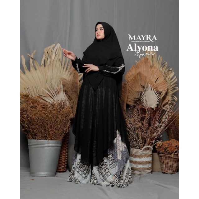 MAYRA/Alyona set by Mayra/Set syari/Syari elegant/Syari premium