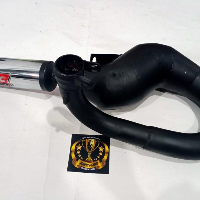 :>:>:>:>] Knalpot Crink Buang Kanan Kiri Panjang Harian Standar Vespa DRC