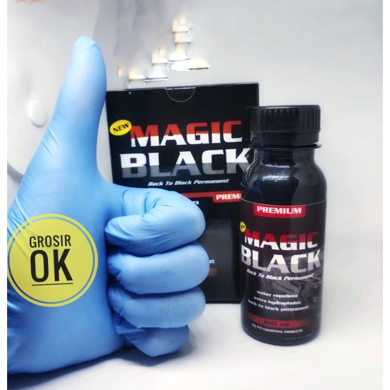 R46 Super Black Magic Premium - Penghitam Body Plastik Motor, Trim Restorer &amp; Dashboard Mobil