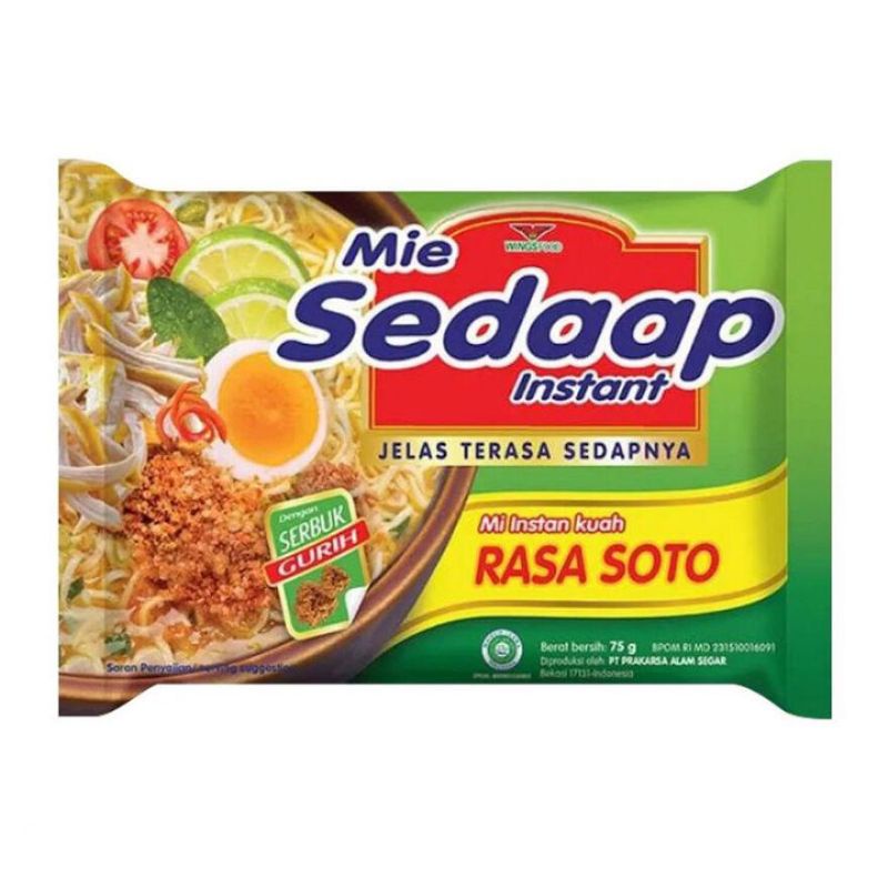 

MIE SEDAP SOTO 75GR