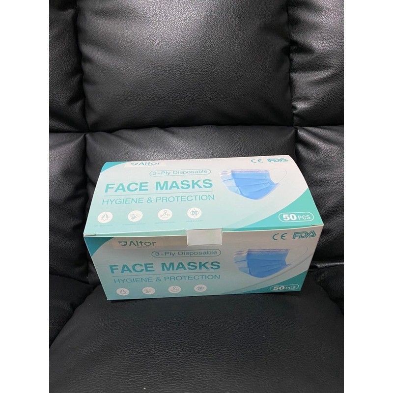 MASKER | MASKER TELINGA EARLOOP 3 Ply  ISI 50pc / Masker Medis