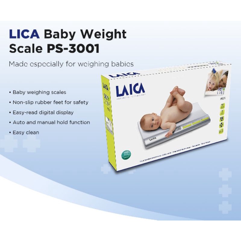 Timbangan Badan Bayi Digital Laica PS 3001 / Electronic Baby Scale Original Laica PS3001