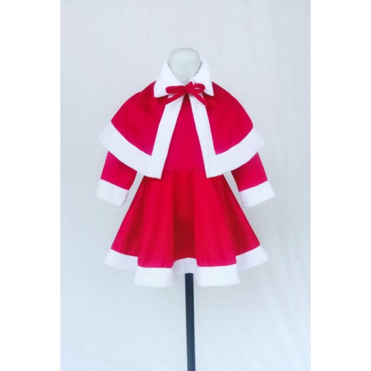 DRESS SANTA ANAK DAN DEWASA / BAJU SANTA NATAL /KOSTUM NATAL MURAH