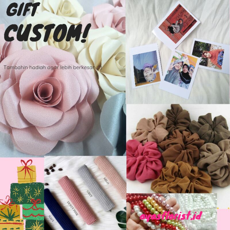 READY STOCK CUSTOM GIFT (TAMBAHAN)/ REQUEST GIFT/ TAMBAHAN HADIAH/