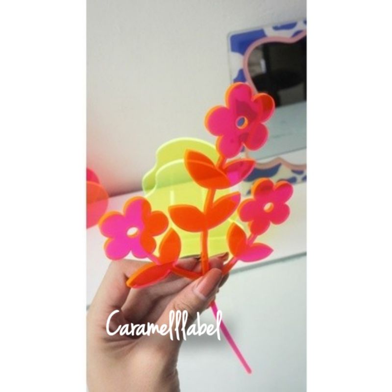 ACRYLIC FLOWER / BUNGA HIAS AKRILIK