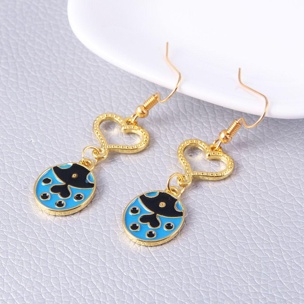 Mxbeauty JoJos Adventure Anting Emas Kreatif Ear Hook Fashion Kartun Cosplay Anting Komik