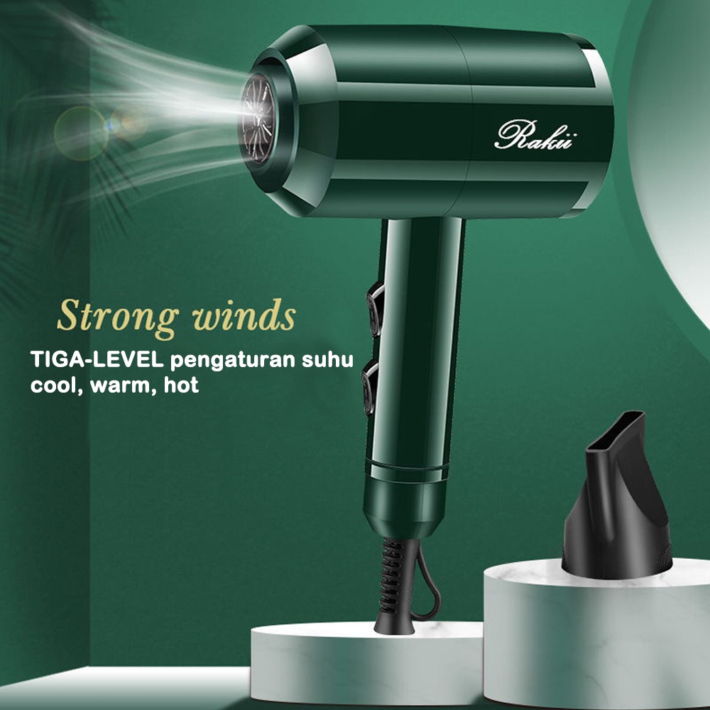 Hair Dryer Noise Reduction Negatif Ion Technology (R8030) - Hair Dryer Import High Quality Tidak Berisik - Hair Dryer Hair Care Memperlembut Rambut