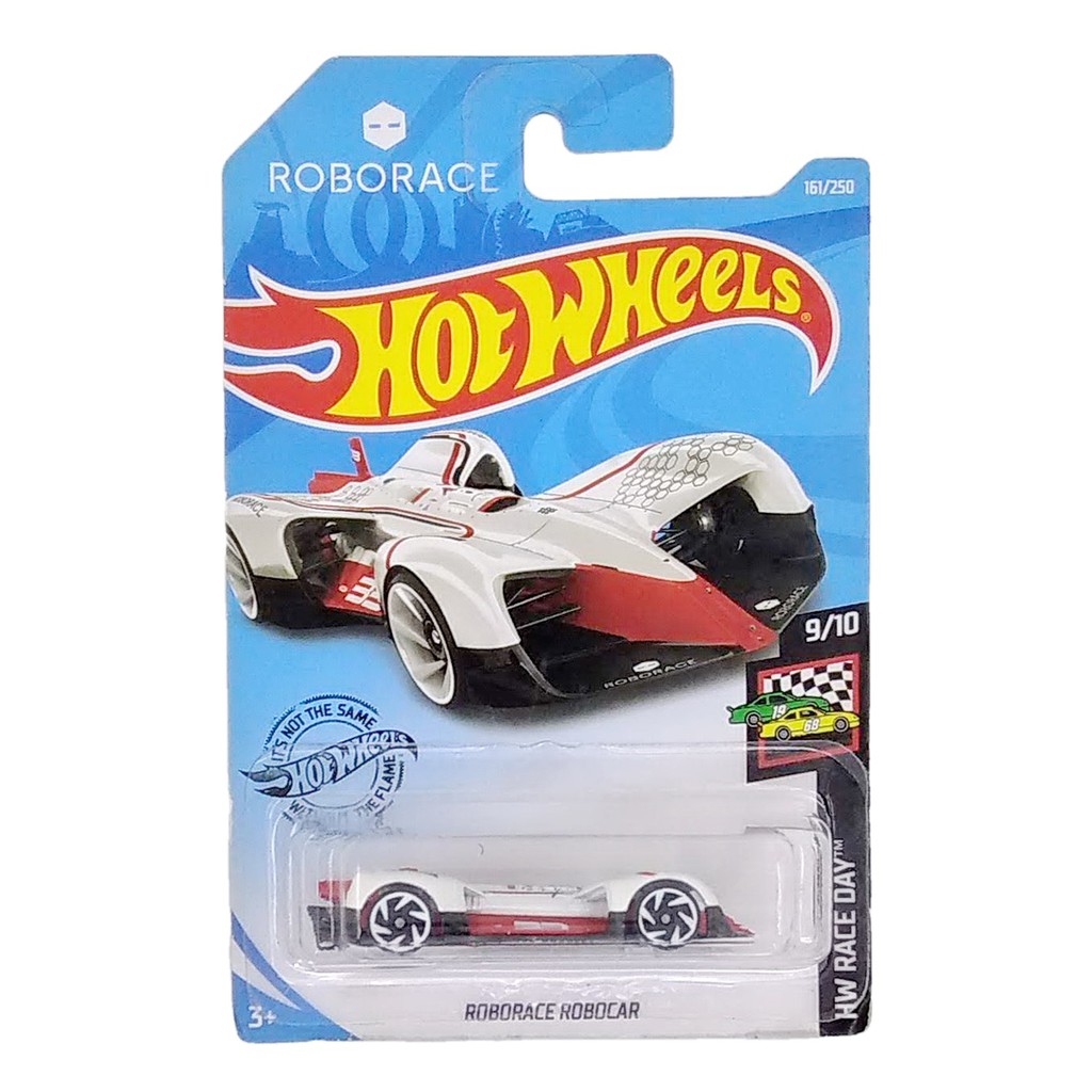 Hot Wheels Roborace Robocar Putih Merah HW Race Day Mobil Hotwheels