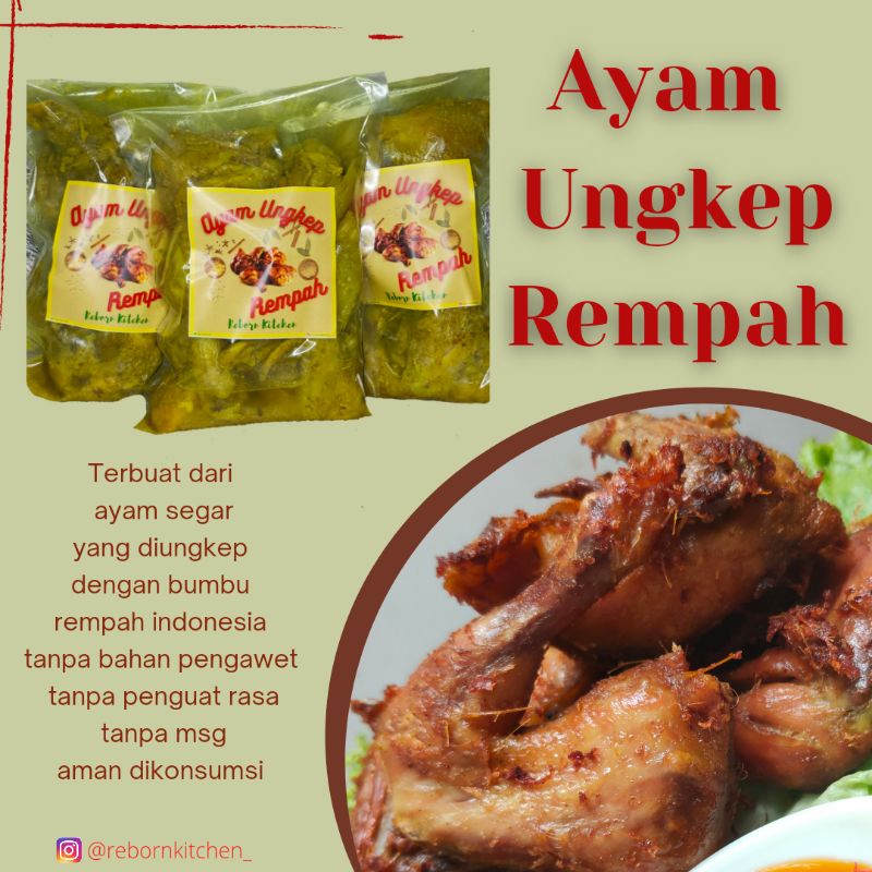 

Ayam Ungkep Rempah 500gram