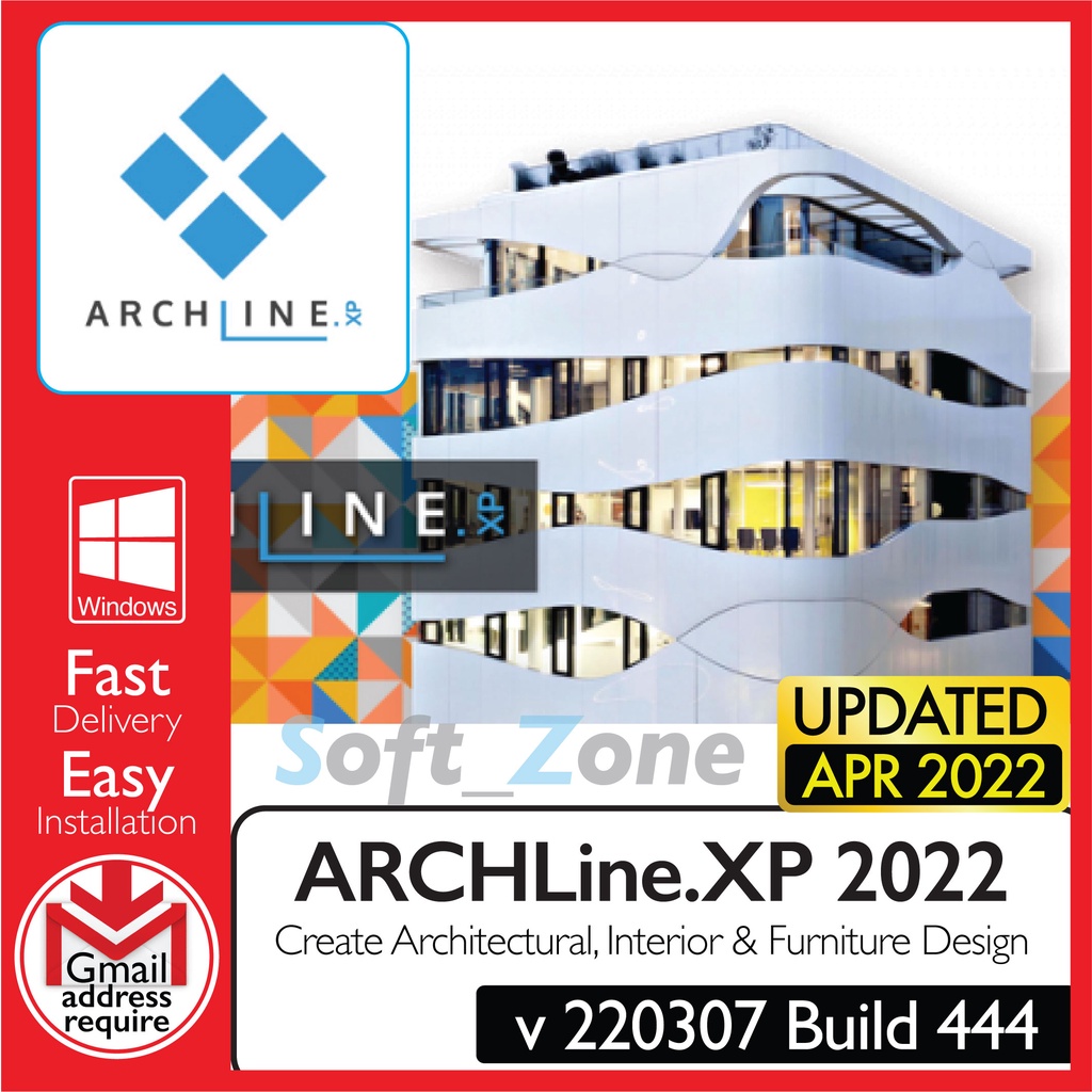 

ARCHLn.XP 2022 v220307 Bld 444 - Crt Archtctrl, Intrr & Frntr Dsgn [WINDOWS x64] - Dgtl Dwnld