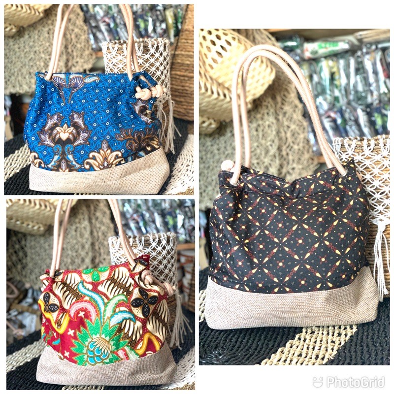 Tote batik sumbu kaku